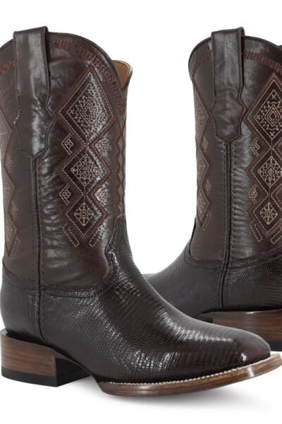BOTA VAQUERA BULLDOG LIZZAR CAFE.