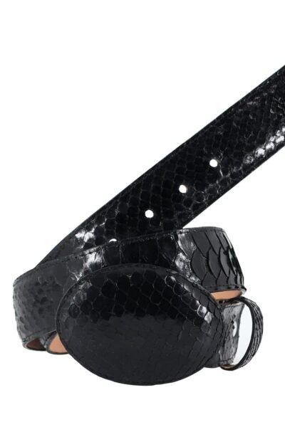 CINTURON VAQUERO PARA HOMBRE EN PIEL DE PITON.