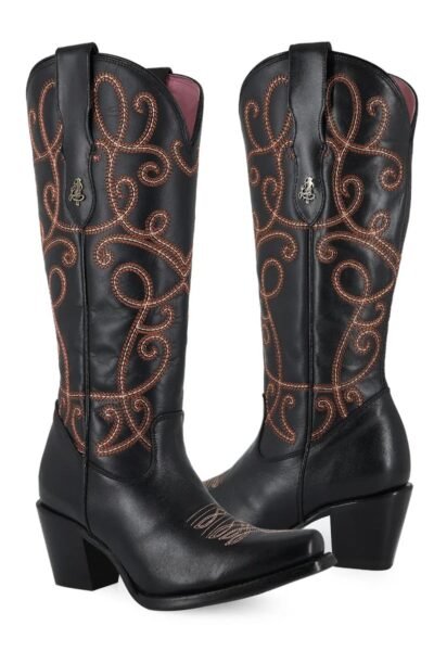 BOTA VAQUERA PARA DAMA DE PIEL MODELO MADDAME.