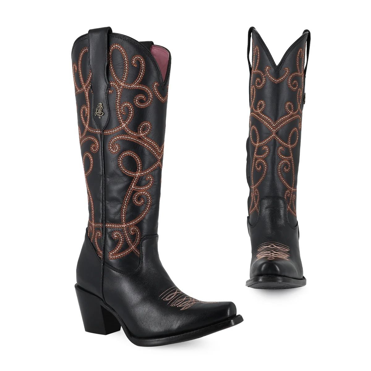 BOTA VAQUERA PARA DAMA DE PIEL MODELO MADDAME.