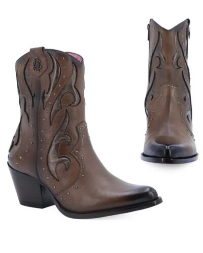 BOTIN CASUAL PARA DAMA DE PIEL MODELO YUKON.