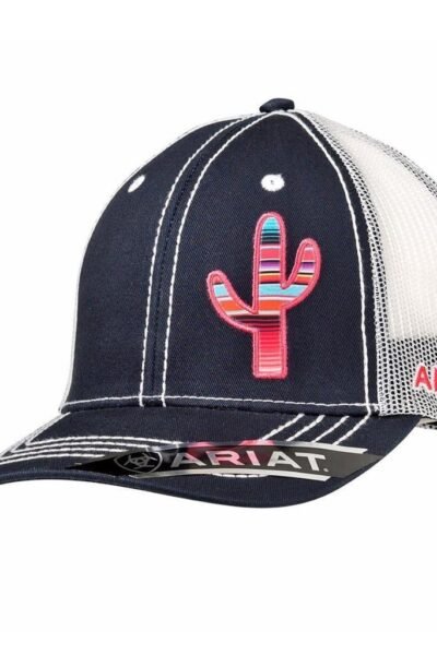 ARIAT WOMEN'S SERAPE CACTUS BLACK CAP.