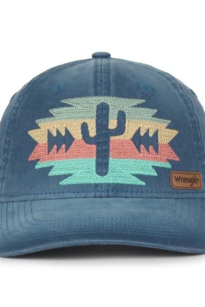 WRANGLER STITCHED CACTUS CAP.