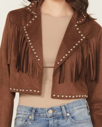 Jacket suede leather