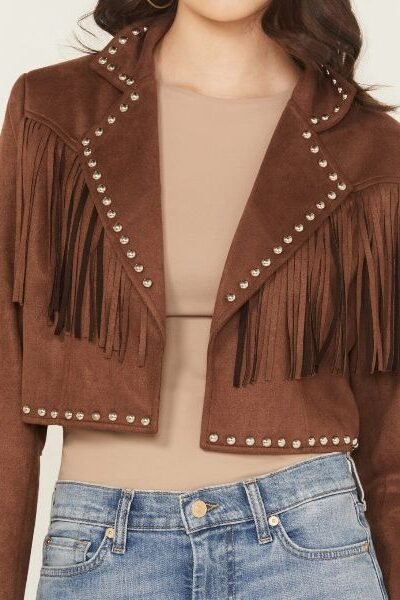 Jacket suede leather