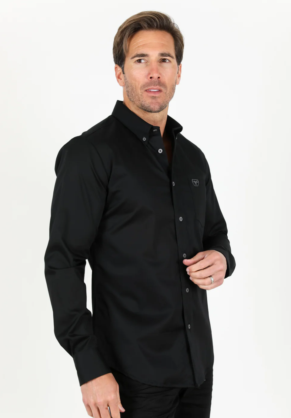 Barabas Camisa De Vestir Elástica - Image 3