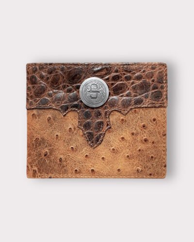 Stetson Tooled Bi Fold Brown