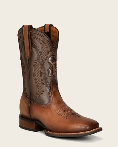 Cuadra Engraved Honey Rodeo Cowboy Boots