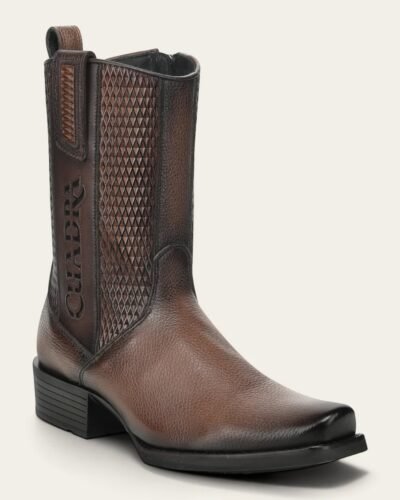 Cuadra Boot In Genuine Italian Deer Leather