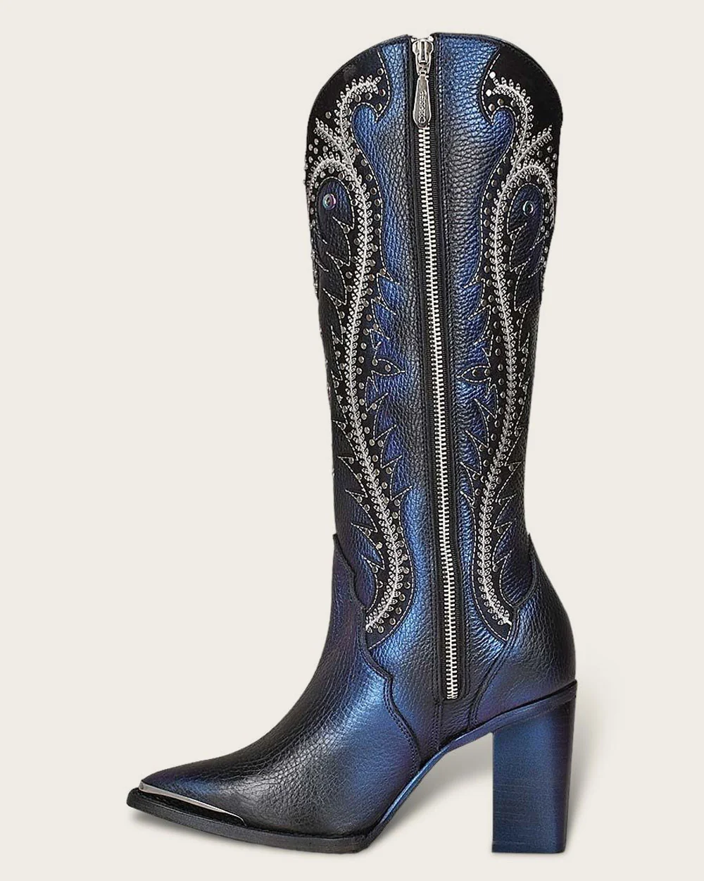 TALL WESTERN STYLE BLUED BOOT - Image 2