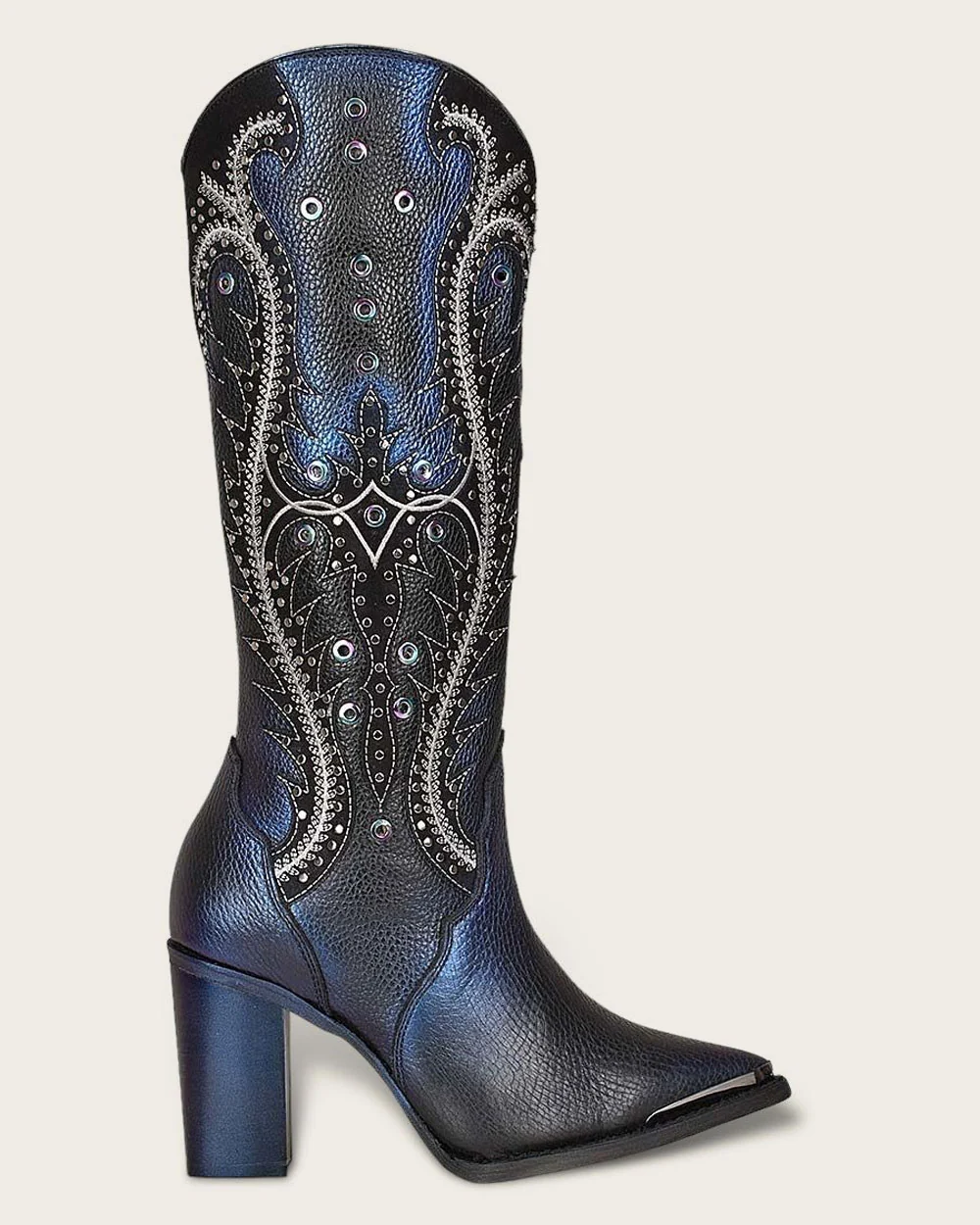 TALL WESTERN STYLE BLUED BOOT - Image 4