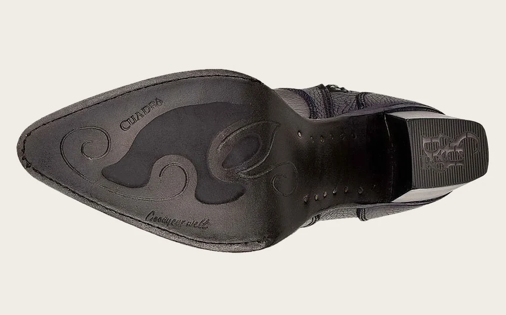 TALL WESTERN STYLE BLUED BOOT - Image 5